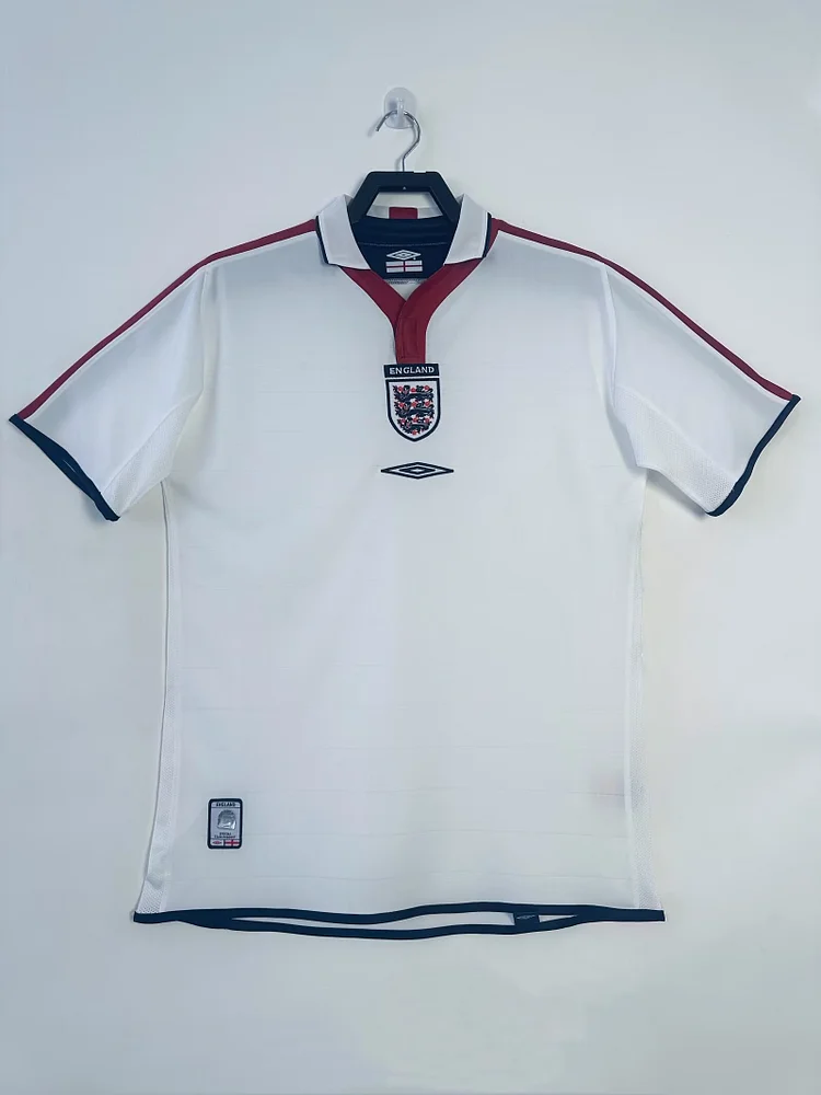 2004 England Home Retro Jersey