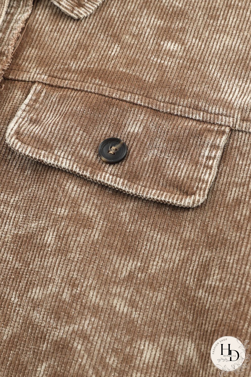 Tassel Detail Corduroy Jacket