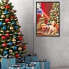 (40*60cm)Christmas Dog and Gifts - Full Round Drill Diamond Painting