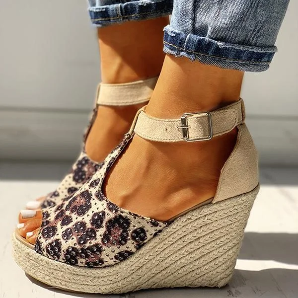 Women Summer Fish Mouth Wedge Sandals | IFYHOME