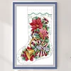 Gabriel Of The Christmas Stocking - 16CT Stamped Cross Stitch 37*52cm/14.57*20.47in