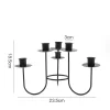 Elegant 6 Heads Candle Holder Table Centerpiece