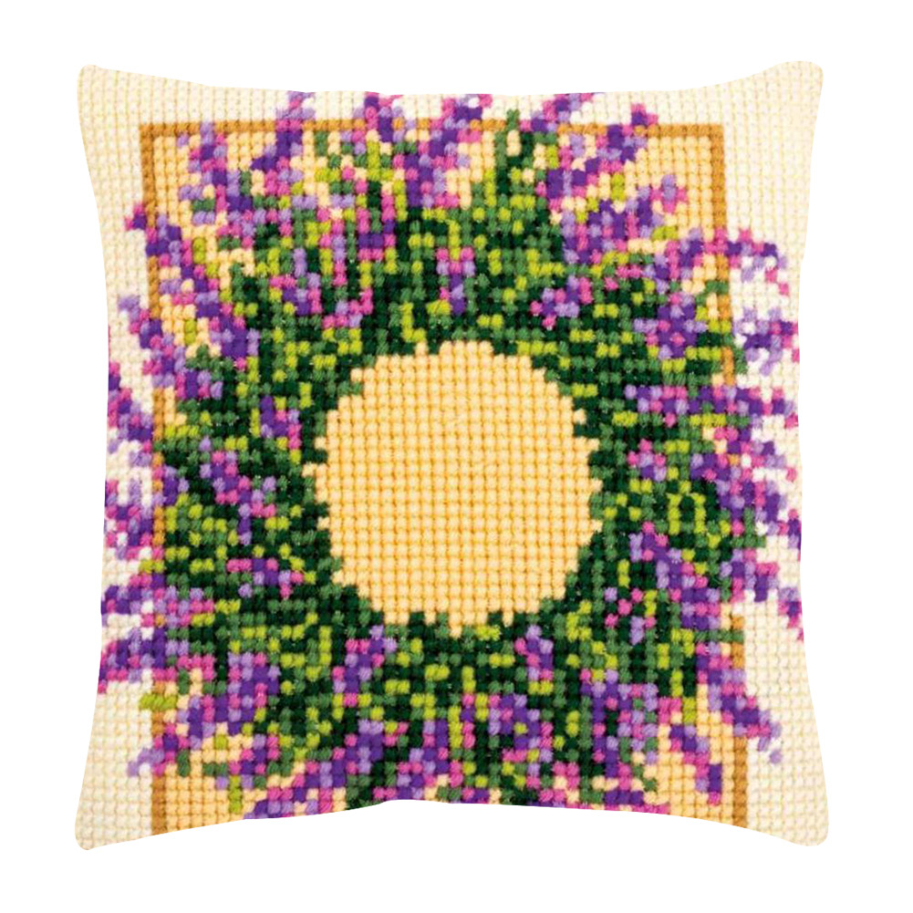 

Flower - 11CT Stamped Cross Stitch Pillowcase - 40*40CM, 501 Original