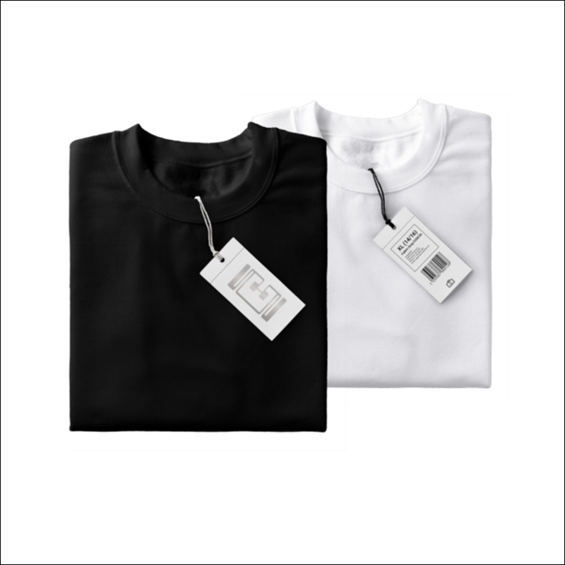 Customized Printable UHF 860-960Mhz Long Range Clothes Clothing Tag Label Garment Rfid Hang Tag for clothes