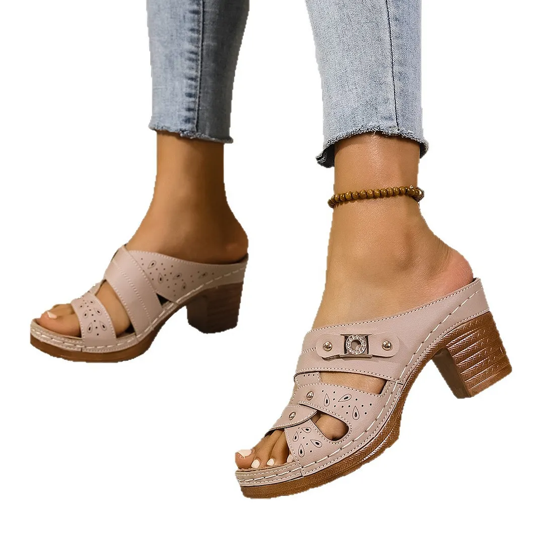 Breakj Breakj Slopes And Slippers Women 2025 Summer New Fashion Casual Wear Sandals Women