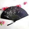 Chinese Style Portable Folding Bamboo And Silk Folding Fan