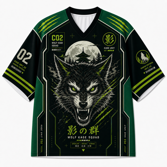 Wolf Shadow Mesh Jersey