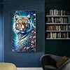 (40*70cm)Tiger - Full Round Drill Diamond Painting