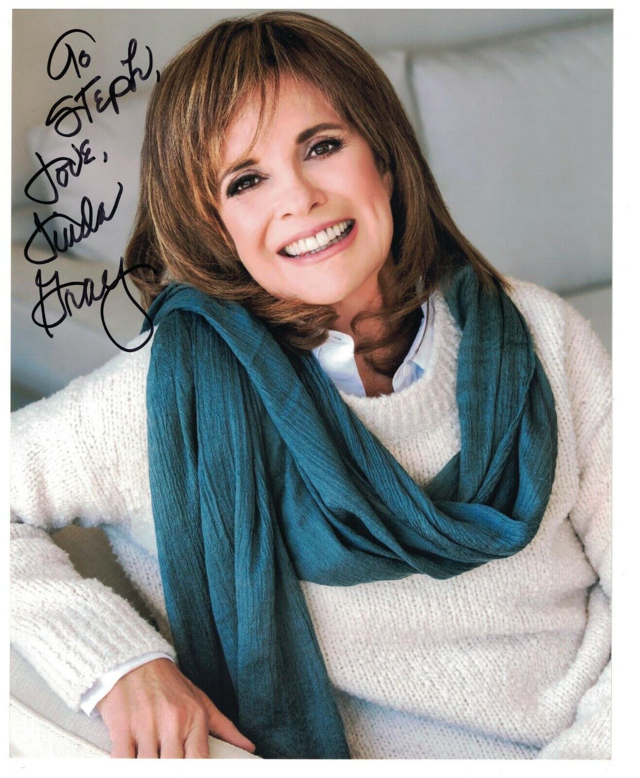 Linda Gray Signed Autographed 8 x 10 Photo Poster painting Model Actress Dallas