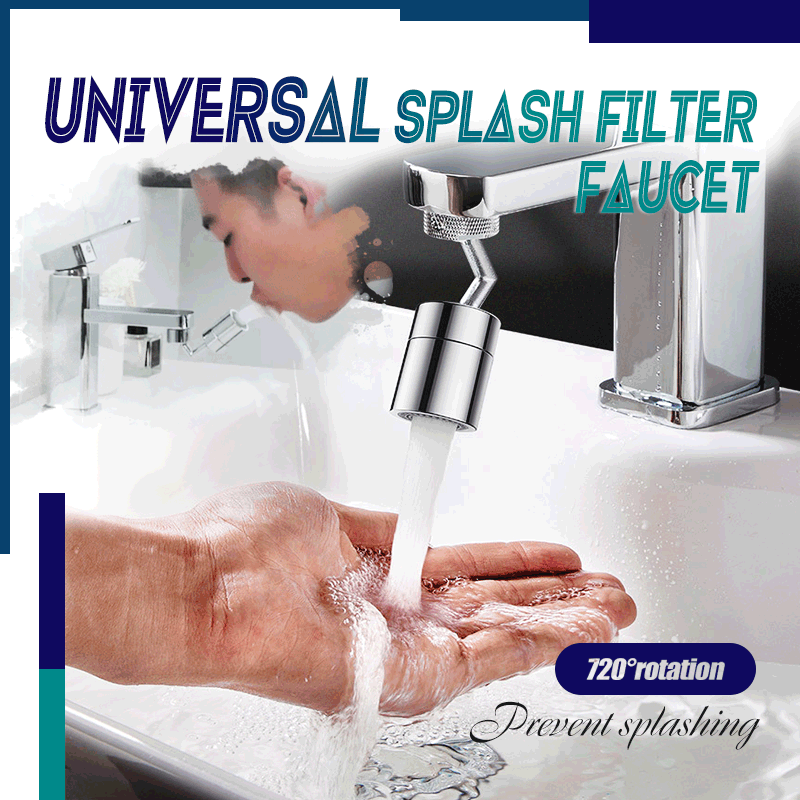 New Hot Sale-(50%OFF) Universal Splash Filter Faucet