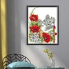 (Counted/Stamped)Four Seasons Summer Poppy-14CT Cross Stitch 21*26cm/8.27*10.24in