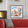 Diamond Painting-DIY Full Round Drill Birthday Bear