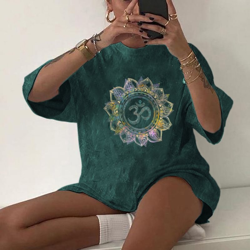   Mystery Flower Printed Fashion Designer T-shirt - Neojana