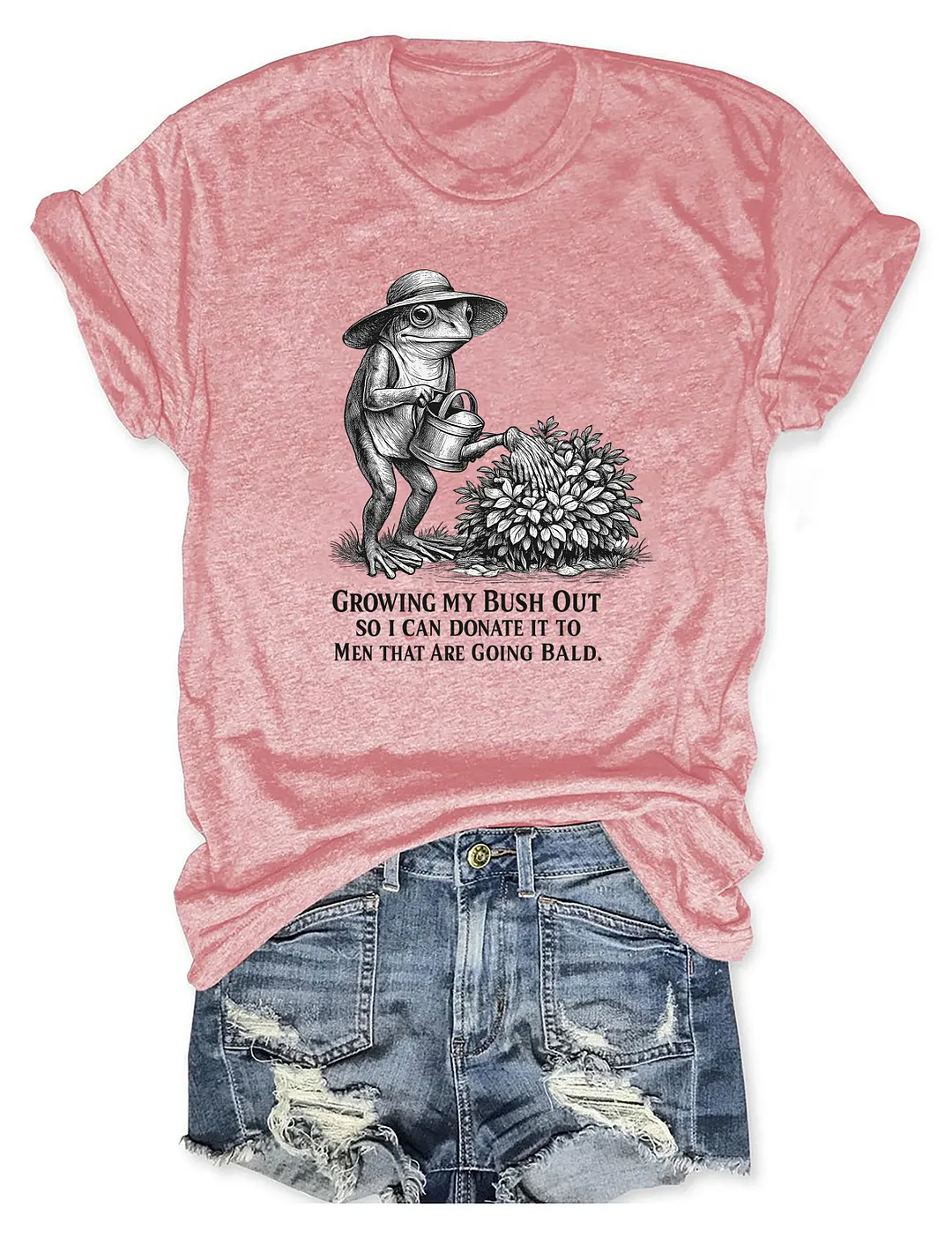 Funny Frog Gardening T-shirt