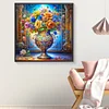 Diamond Painting -5D Full Round Drill Flowers and Vases(40x40cm)