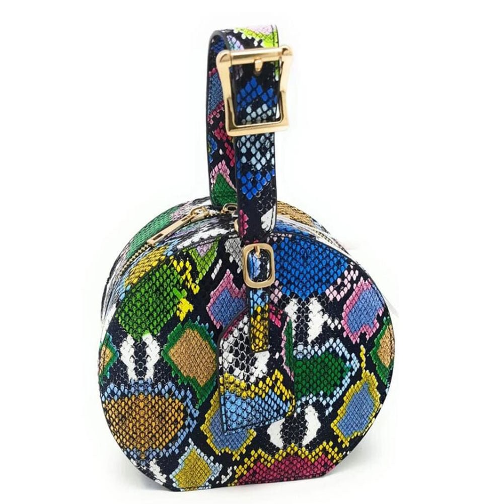 2021 Brand New Dropship On Sale Leisure Multi Tie-Dye Unique Handbags Ladies Bags Women Casual Round Circular Bag Purse Packages
