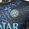 2025/2026 Player Version Inter Milan Pre Match Training Wear Dark Blue Football Jersey1:1 Quality Thai