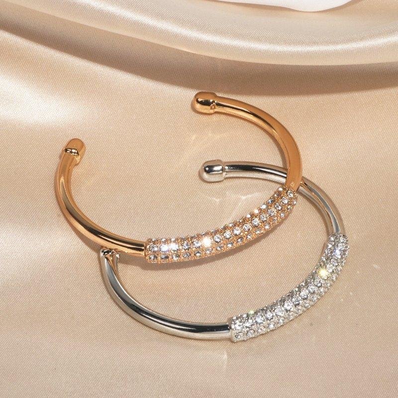 Luxury Crystal Open Bangles & Bracelet-VESSFUL