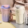 420ML Thermos Bottle Stainless Steel Coffee Cup Vacuum Flask for Hot Cold Drinks