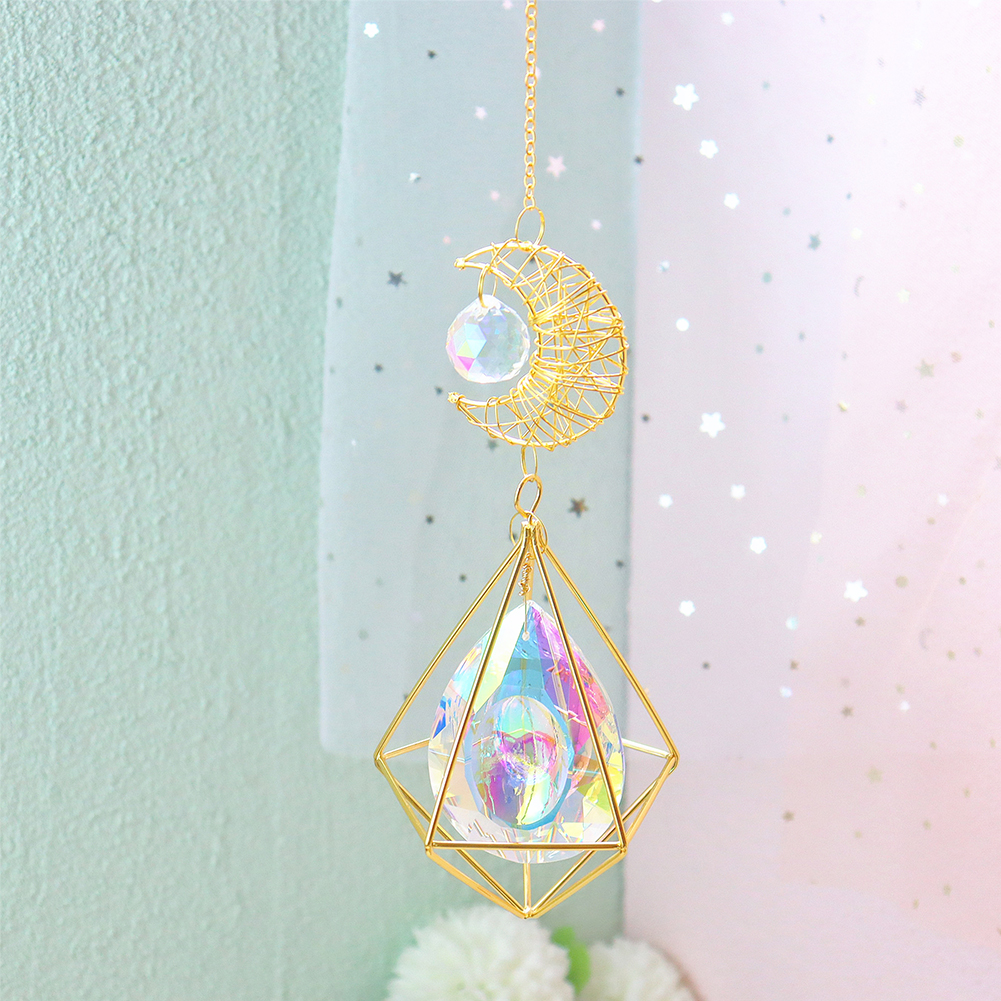 

Crystal Light Catching Wind Chimes Jewelry Diamond Handmade Hanging Pendant, 53, 501 Original