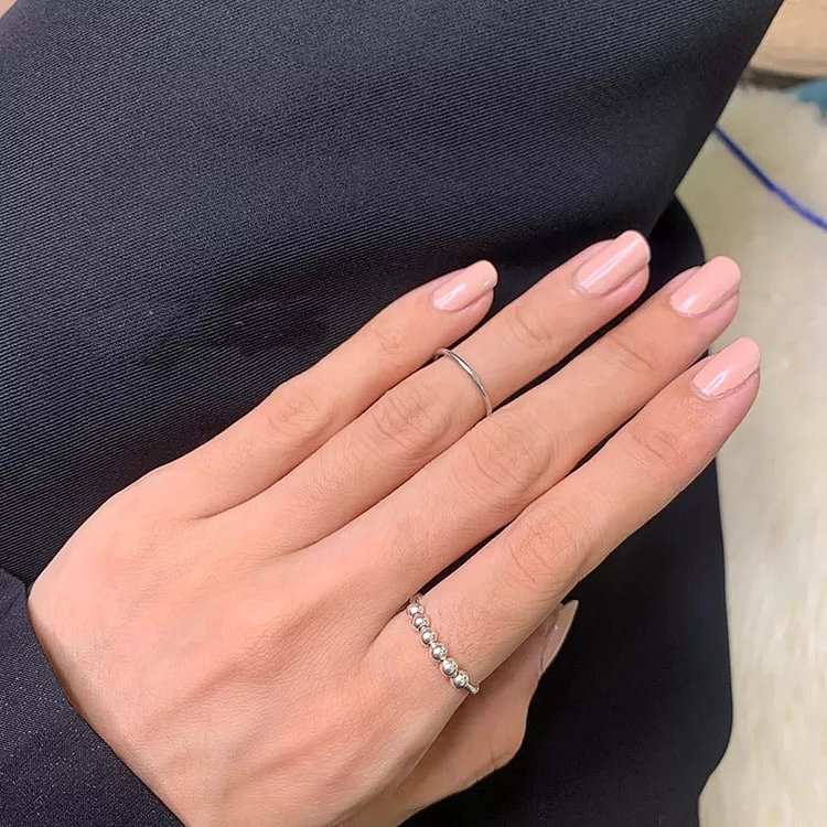 10 Bead Anxiety Ring Prevent Nail Biting 10 Bead Anxiety Ring Prevent Nail Biting