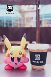 Small & Big Scale Beam & Pikachu Cosplay Kirby - Kirby Pokemon Resin Statue - Akuma Studio
