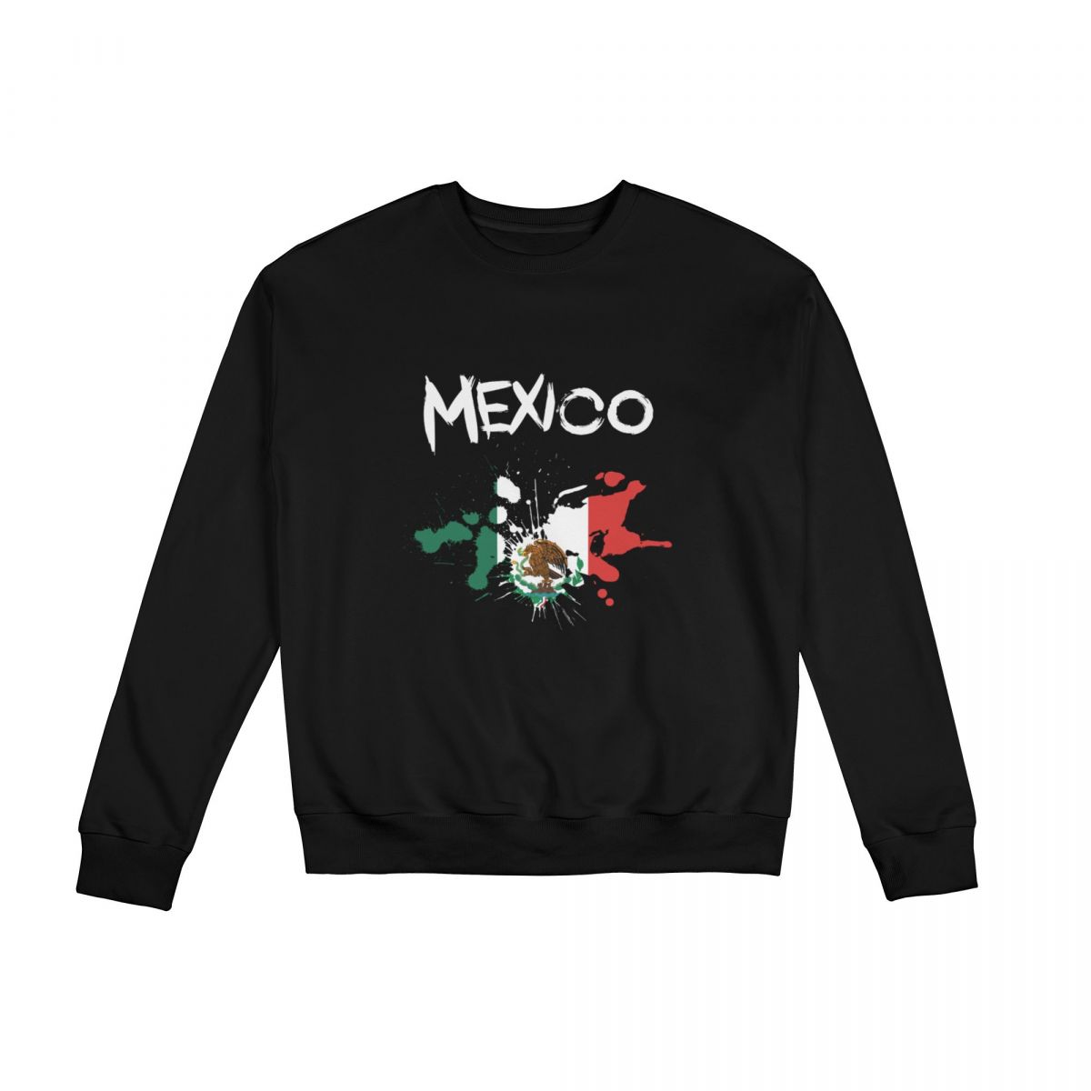 Mexico Ink Spatter Crew Neck Sweatshirt