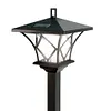 1.5m 2 in 1 Solar Lamp Post Light Decorative Floor Lamp for Front and Back Doors