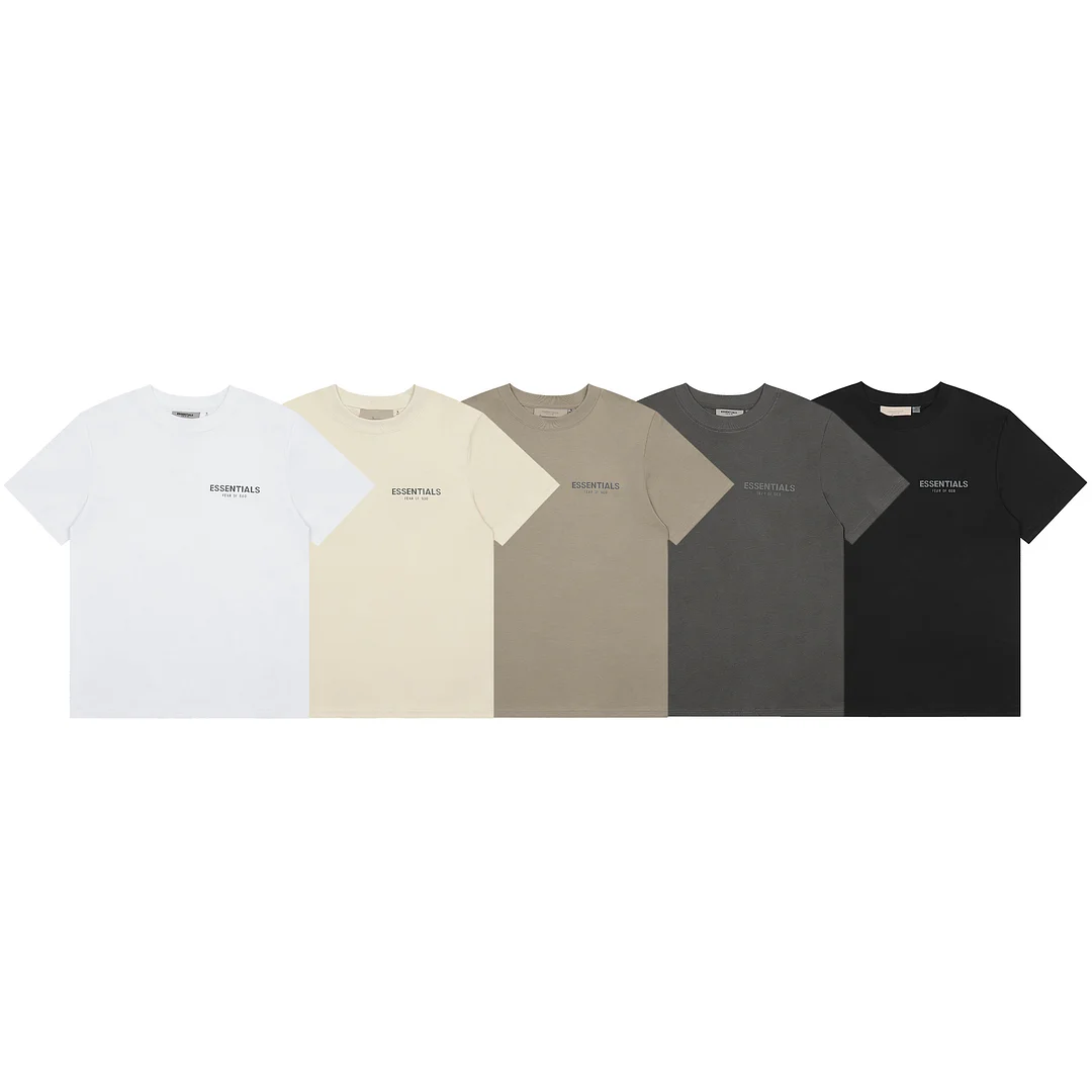 FOG Small Label Letter Short-sleeved Casual Classic Simple Loose Round Neck T-shirt Unisex