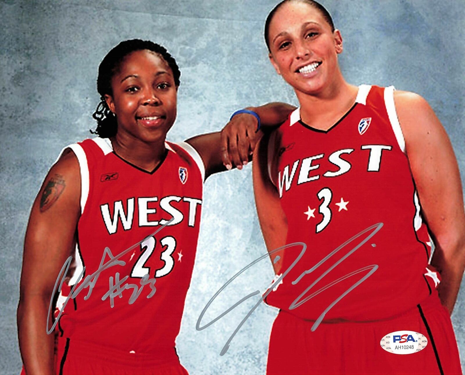 Cappie Pondexter Diana Taurasi Signed 8x10 Photo Poster painting WNBA PSA/DNA Autographed