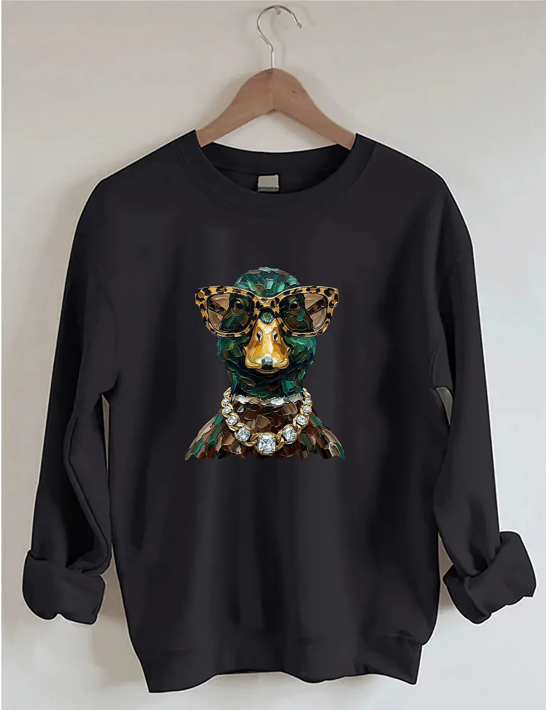 Glam Mallard Duck Hunting Lover Sweatshirt