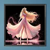 Danse princesse aurore-plein diamant rond peinture-40 * 40cm