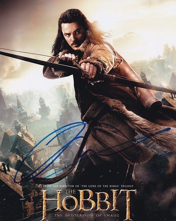 LUKE EVANS signed autographed THE HOBBIT BARD Photo Poster painting