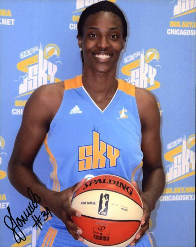 Sylvia Fowles signed NBA basketball 8x10 Photo Poster painting W/Certificate Autographed 004