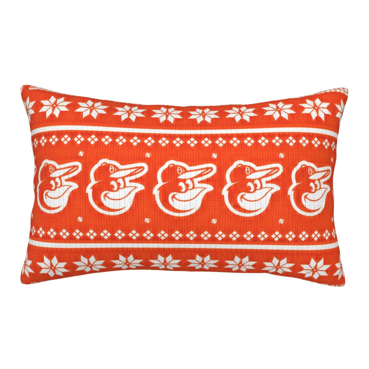 Baltimore Orioles Knitted Design Pillowcase