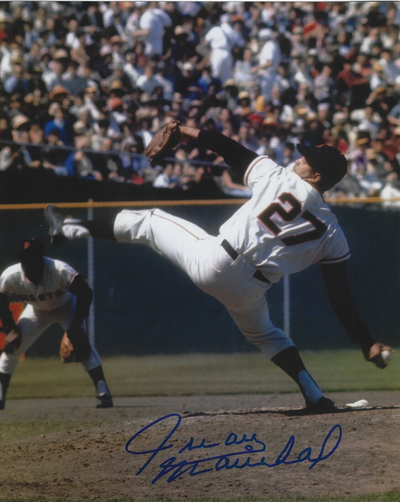 Signed 8x10 JUAN MARICHAL HOF San Francisco Giants Autographed Photo Poster painting - COA