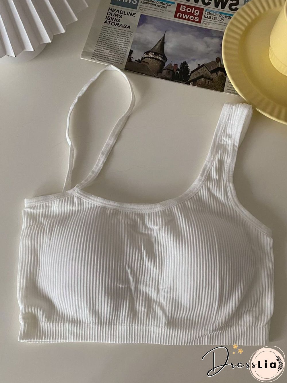 Women Irregular Halter Tanks Tops Y2K Camis Women Sweet Solid Crop Tops Women Crop Tops Spaghetti Tops Summer Women