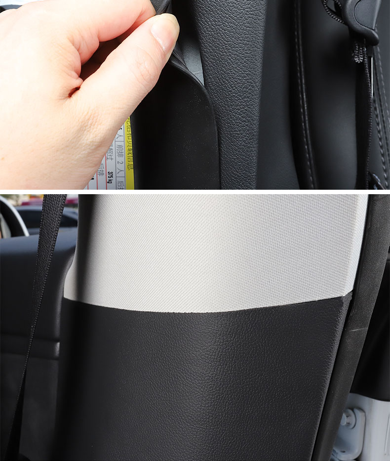 Car Seat Belt B-Pillar Protective Pad Safety Anti-scratch Interior for Tesla Model 3 2021