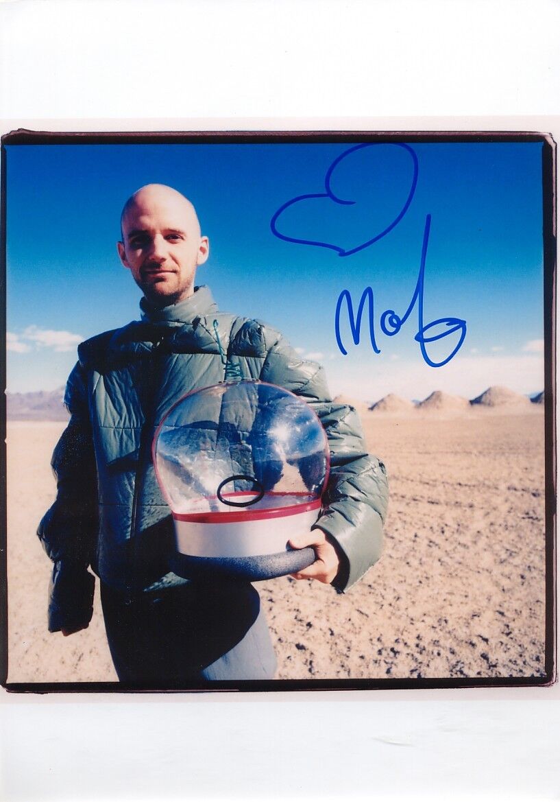 Moby 1965- genuine autograph IN PERSON signed 8x12