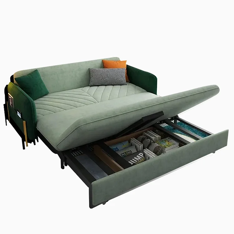 Homemys Luxury Sofa Bed, Retractable, Storage Box