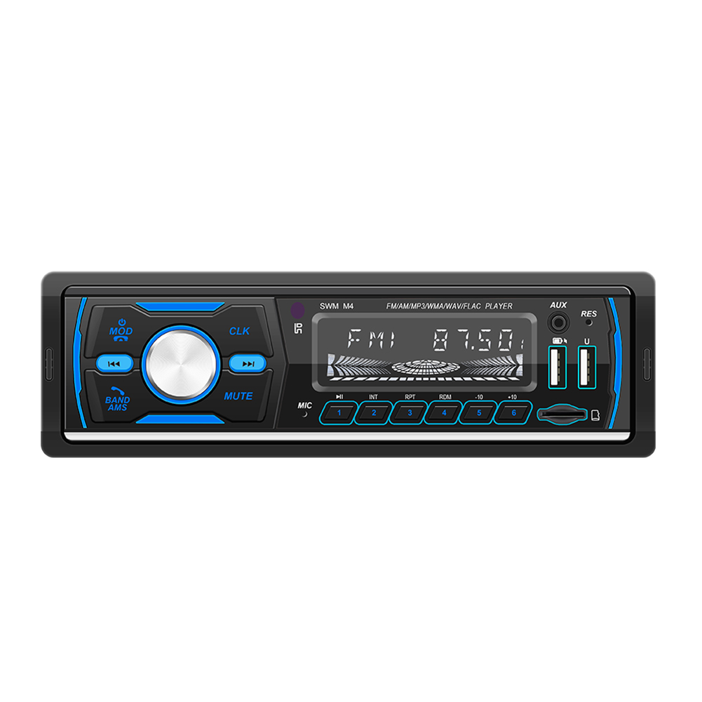 

SWM-M4 Single DIN Head Unit Car USB TF AUX-In FM AM RDS DAB Radio Receiver, 501 Original
