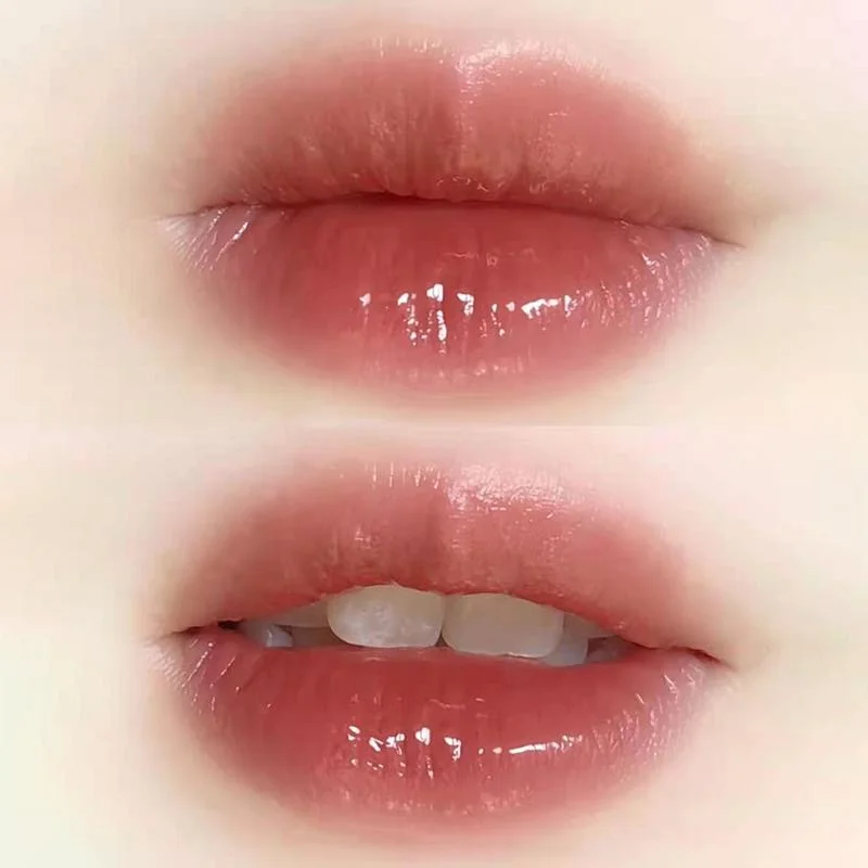 DAIMANPU Mirror Lipstick Matte Texture Lip Gloss Waterproof Sweat Resistant Long Lasting Lip Glaze Sexy Red Lip Makeup TSLM2