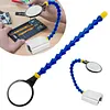 1/4In Thread Welding Auxiliary Tool w/5X Magnifying Glass PCB Soldering DIY Tool