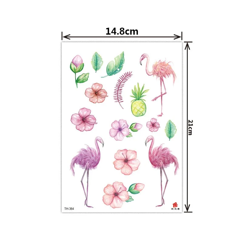 Flower arm tattoo stickers half arm tattoo stickers flower creative tattoo stickers waterproof and durable