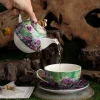 Light Luxury European Bone-china High-end Exquisite Son Mother Teapot
