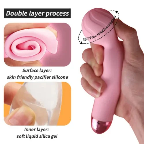 pornhint Pornhint Vibrating Bullet Vibrator G-Spot Dildo Powerful Clitoris Vaginal Women Massager