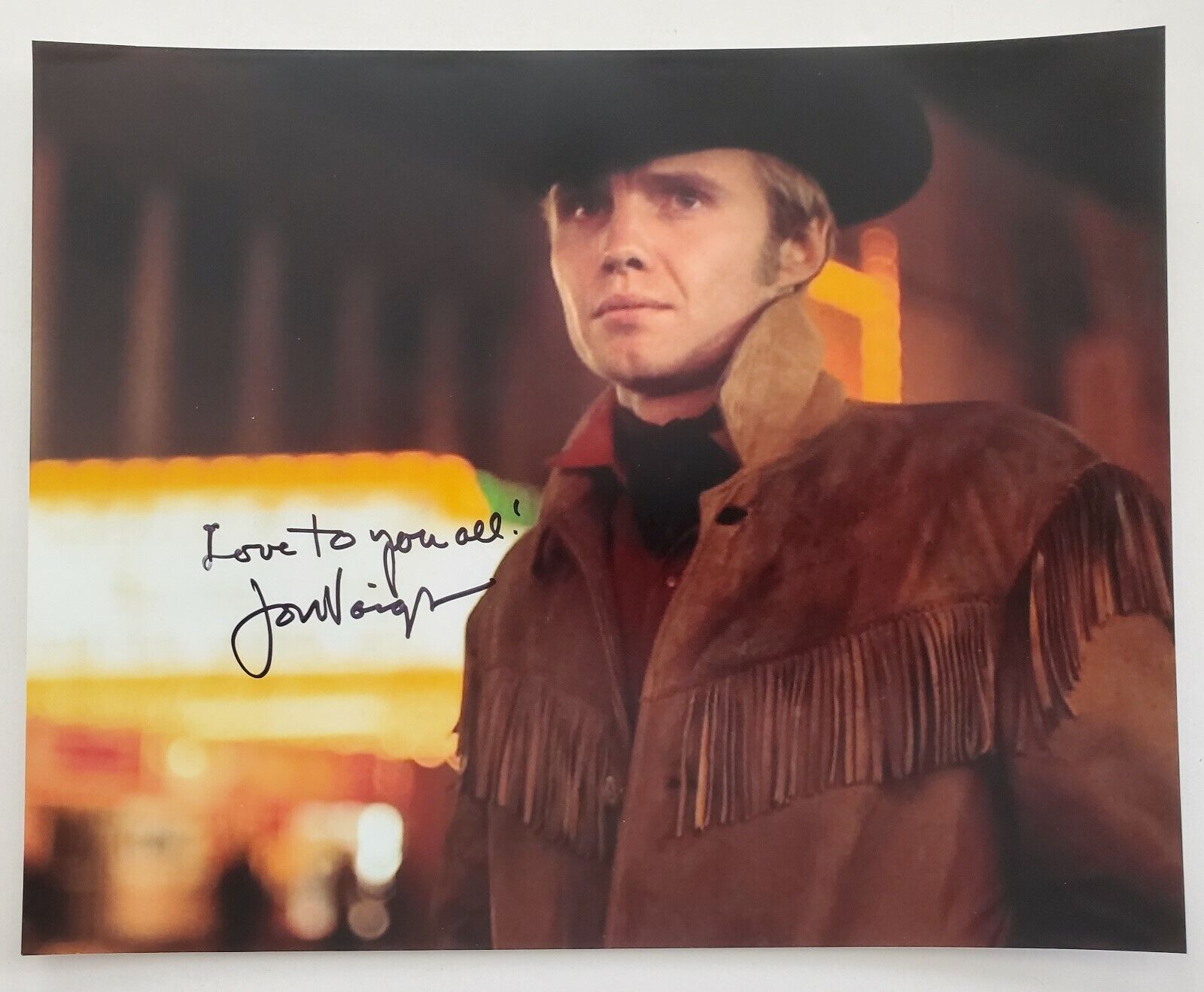 Jon Voight Signed Midnight Cowboy 8x10 Photo Poster painting Actor Deliverance LEGEND RAD