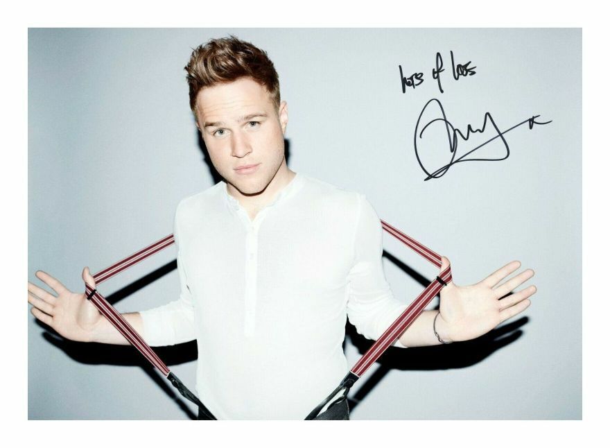 OLLY MURS AUTOGRAPH SIGNED PP Photo Poster painting POSTER