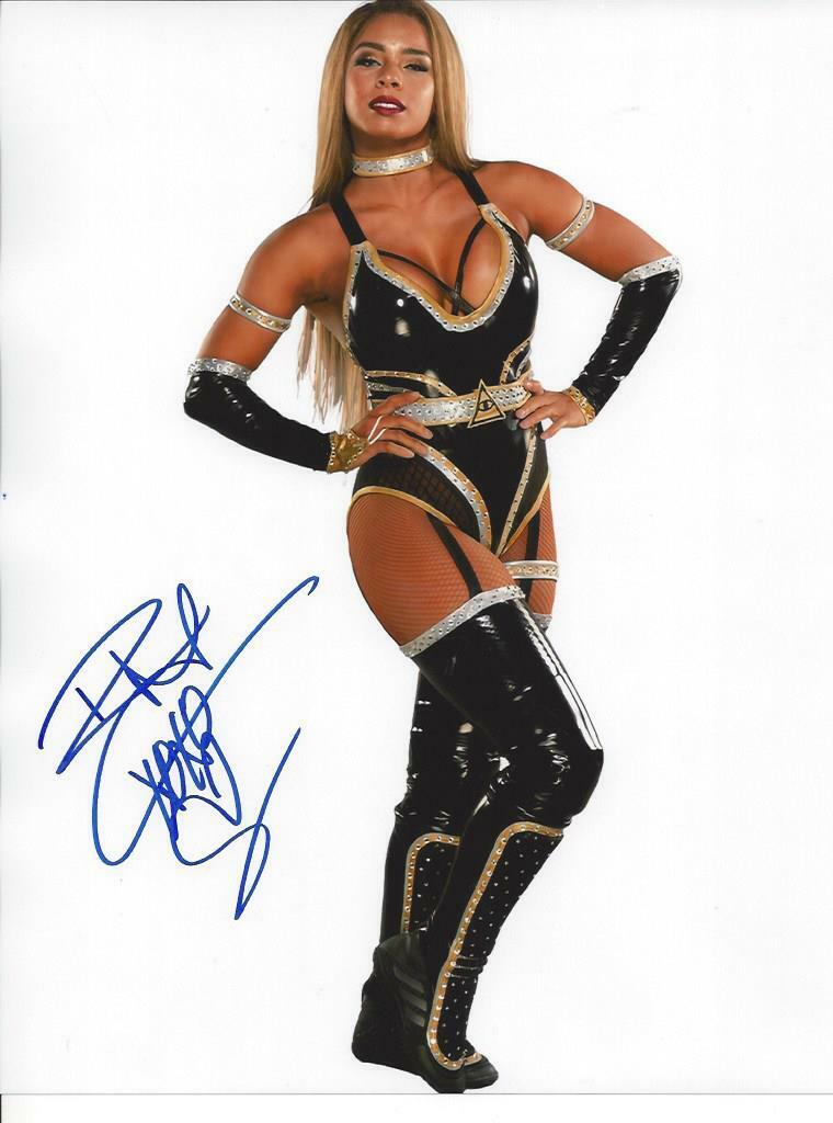 Renee Michelle autographed 8x10 WWE Impact AEW #19