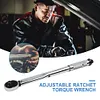 5-60N.m Adjustable Torques Key Square Drive Reversible Ratchet Spanner Hand Tool